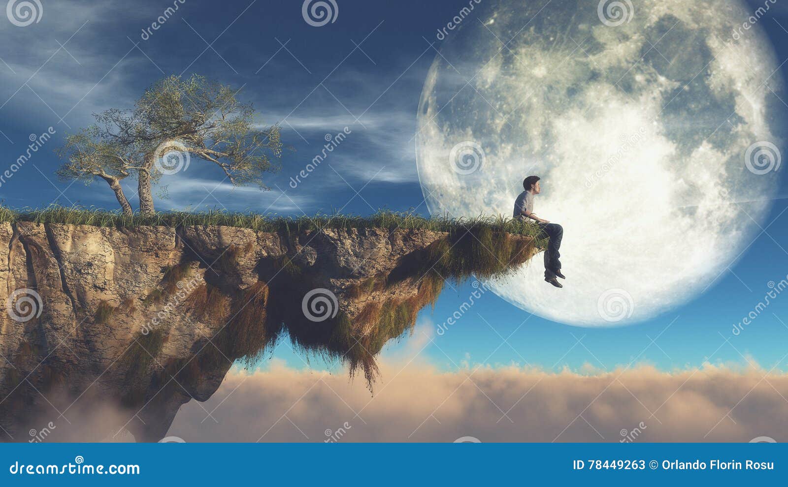 man on the edge of a cliff