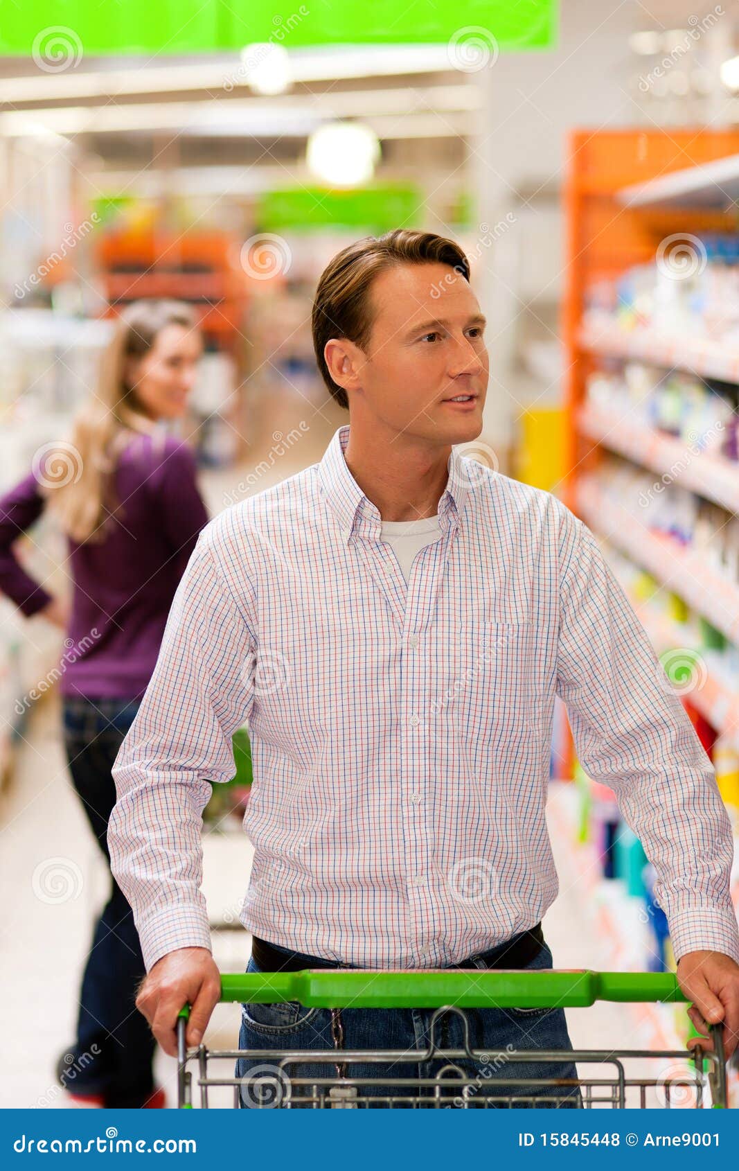 Flirten in de supermarkt
