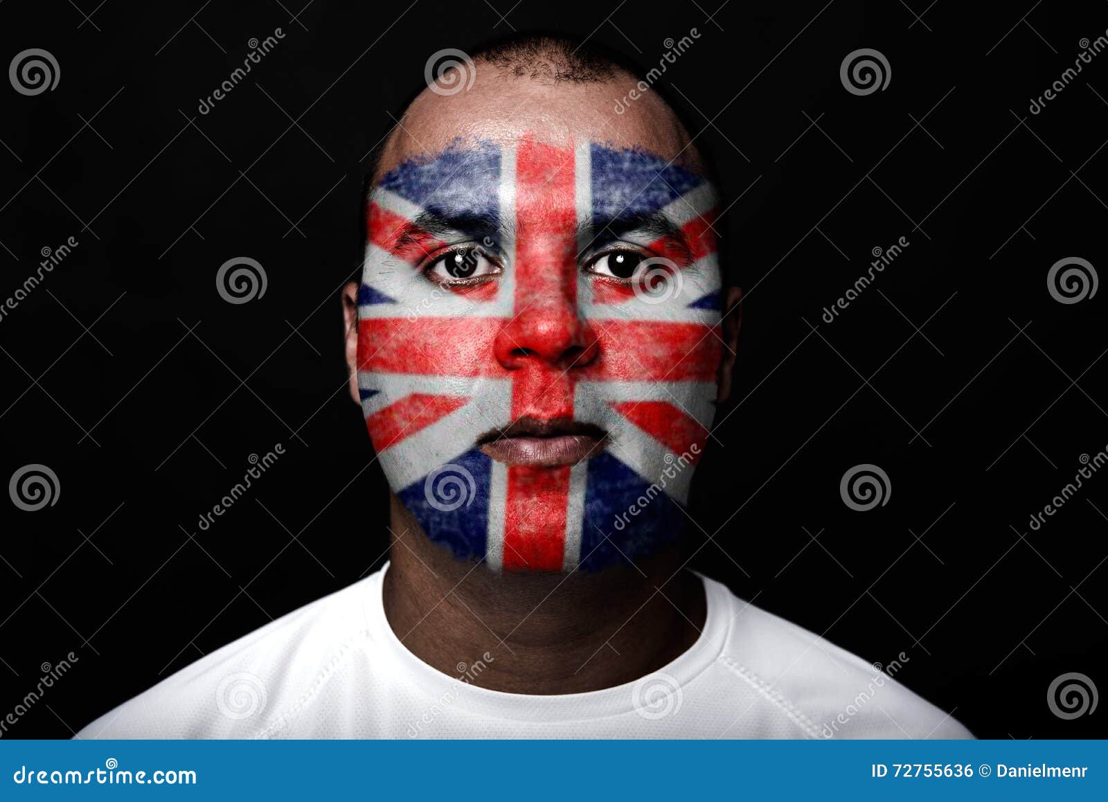 Man with England flag stock photo. Image of patriotism 72755636
