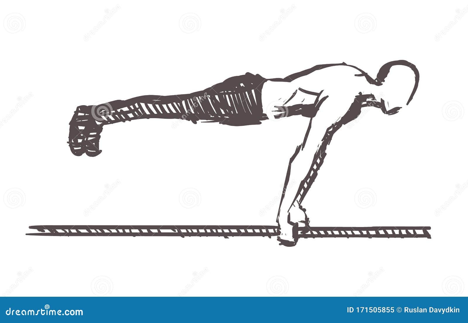 Man Exercises In Calisthenics Hand Drawn Street Workout Sketch Vector calisthenics-workout-plan-tips-for-more-workout-progress