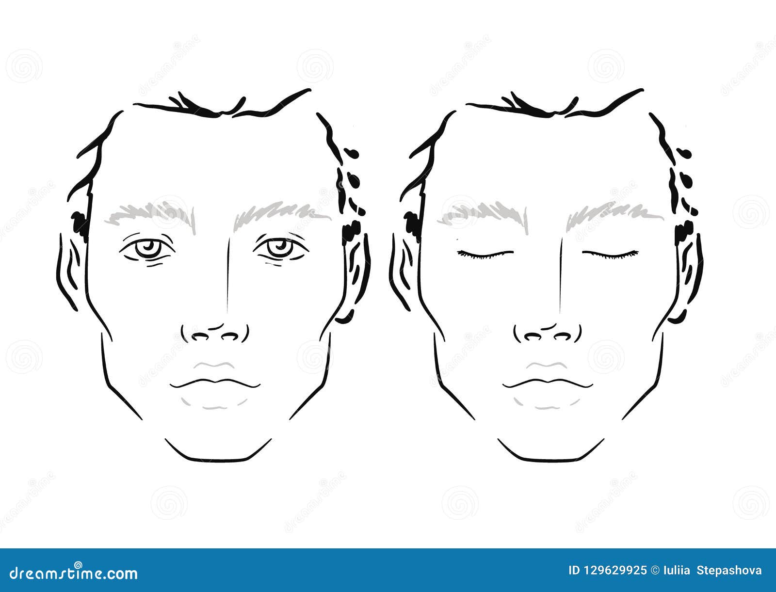 How To Make A Makeup Face Chart