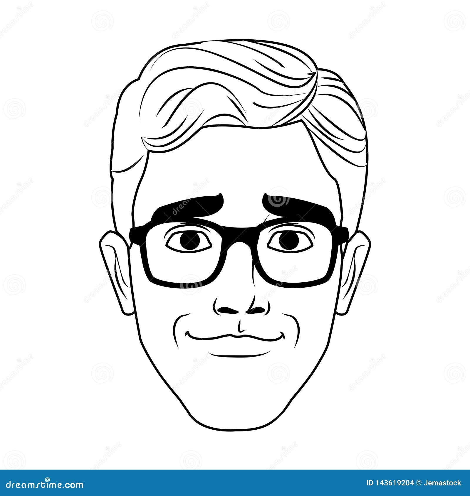 Man Face Pop Art Cartoon in Black and White Stock Vector - Illustration of modern, retro: 143619204 Man Face Pop Art Cartoon in Black and White Stock Vector - Illustration of modern, retro: 143619204