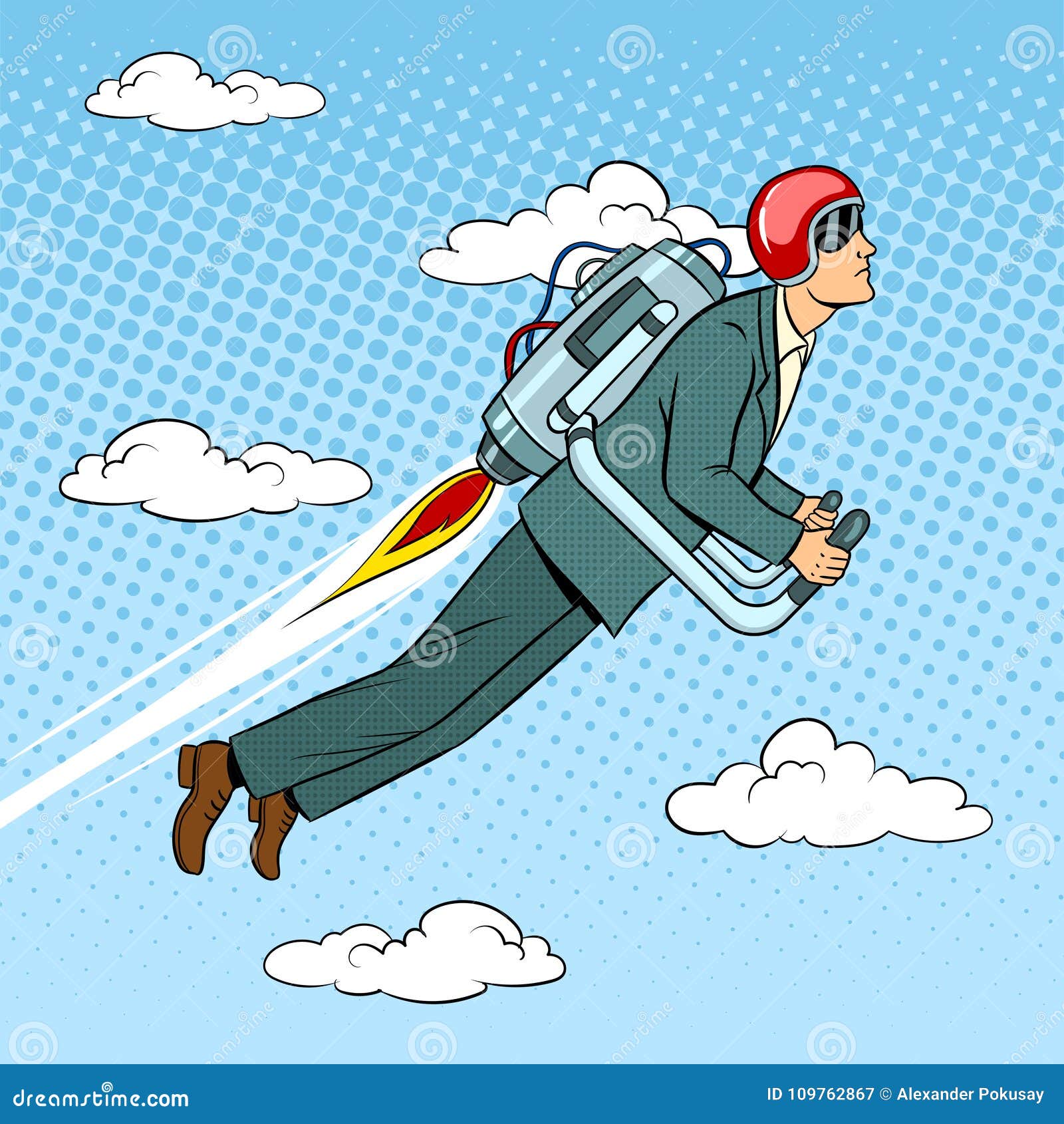 60+ Jet Pack Flame Stock Illustrations, Royalty-Free Vector