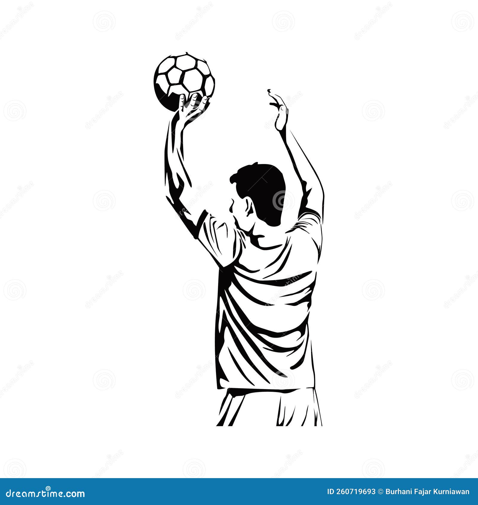 Man Football Player Silhouette Design Stock Vector - Illustration of ...