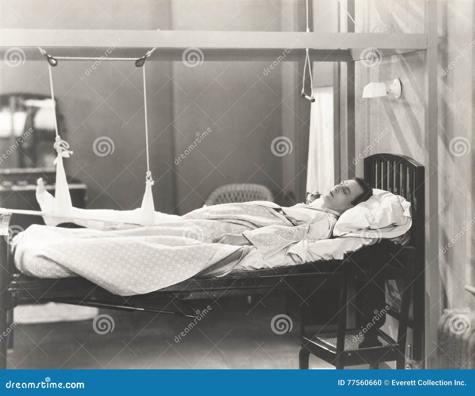 Boy Sleeping In Hospital Bed Stock Photography | CartoonDealer.com ...