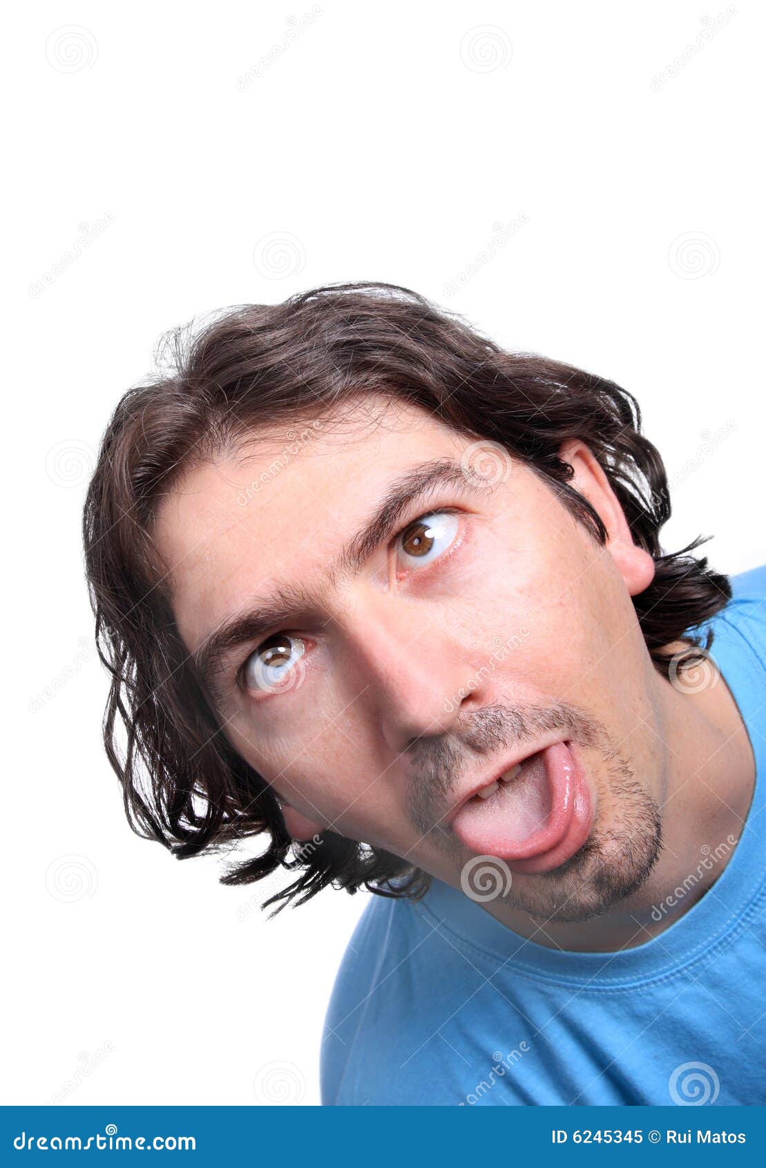 Man with a funny face stock image. Image of male, expressions ...