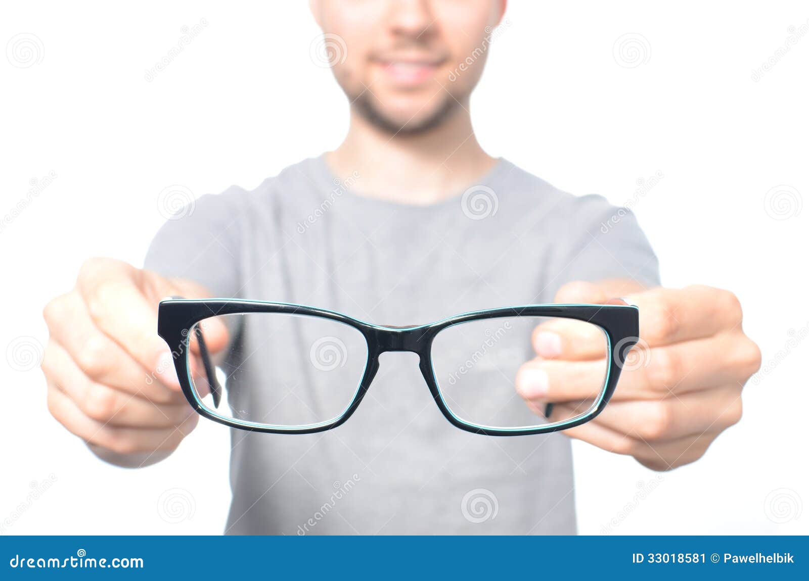 Man giving a glasses stock image. Image of glasses, medical 33018581