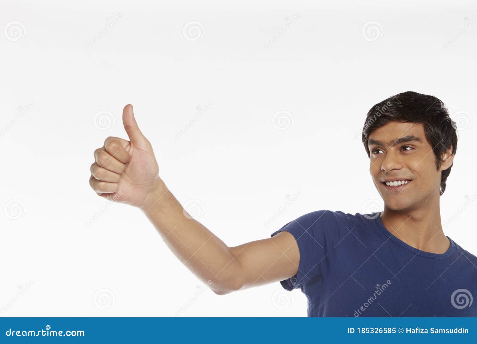 Man giving thumbs up stock image. Image of shoulders - 185326585