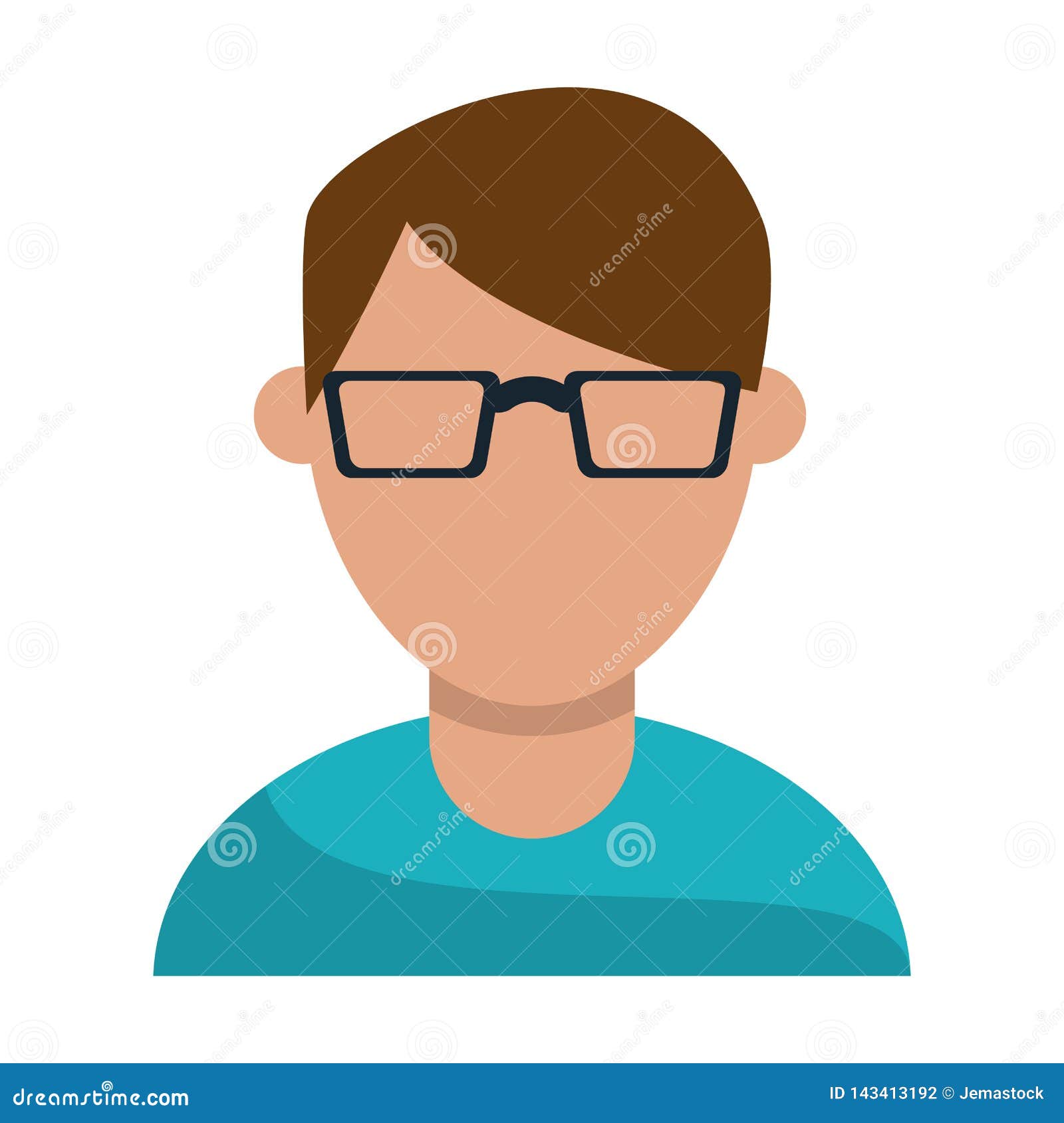 Free Cartoon Hand Drawn Cute Vector Glasses Boy Avatar PNG White  Transparent PNG  AI image download  Lovepik