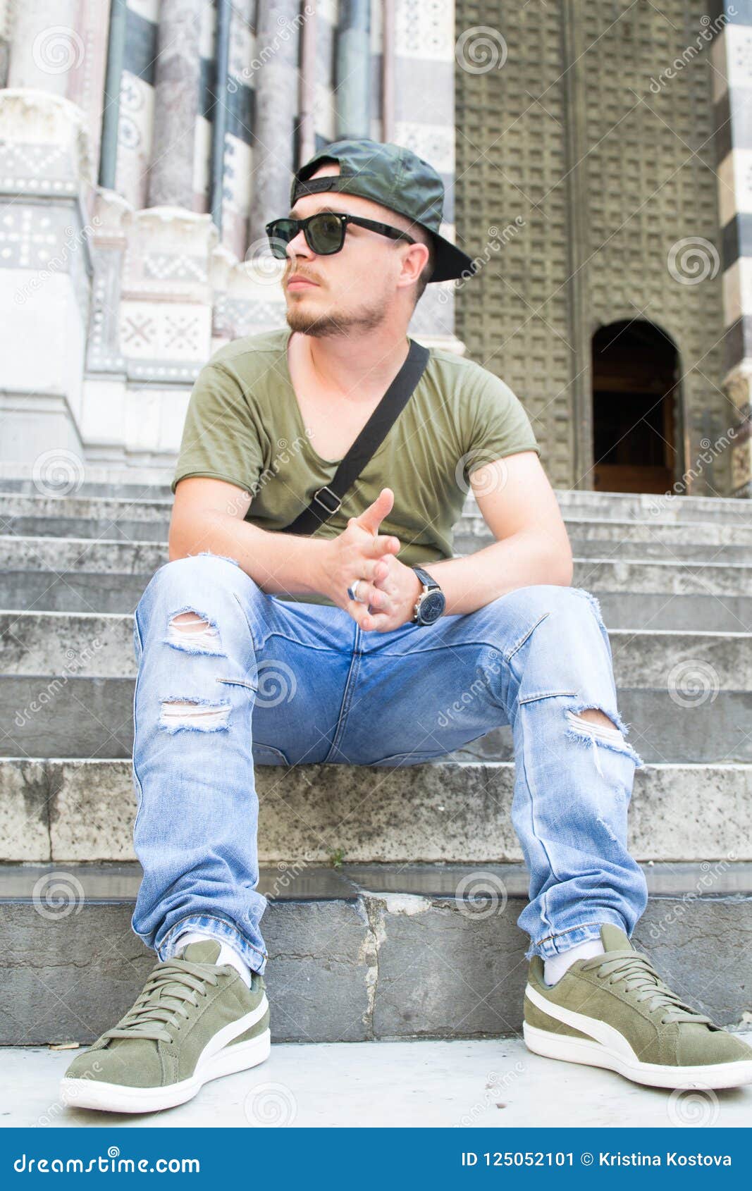 An Albanian Guy is Looking Around Stock Image - Image of connection ...