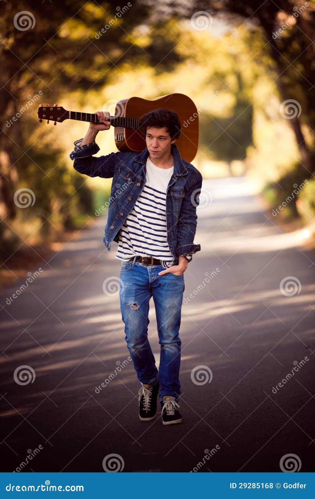 man with guitar