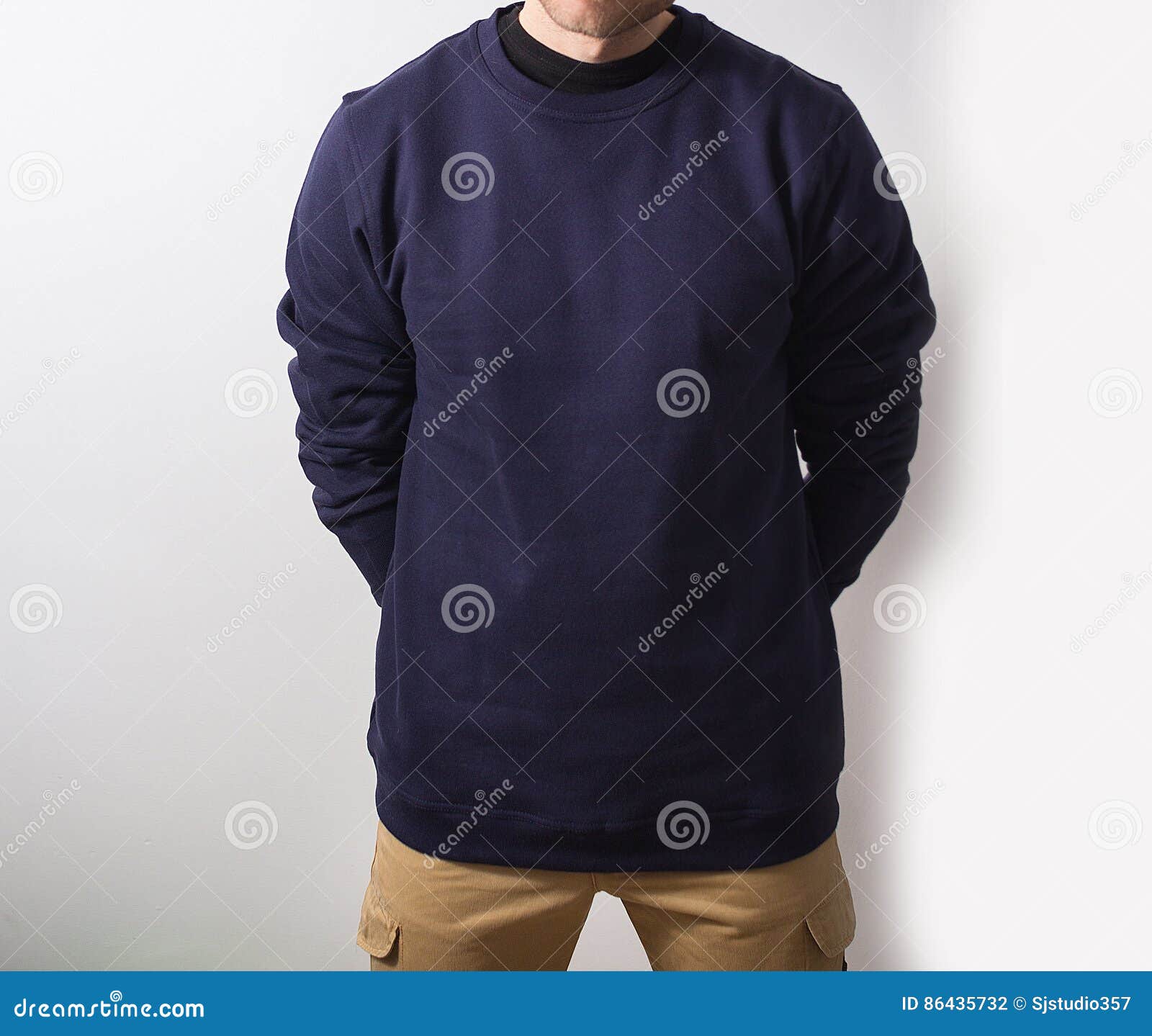 Download Man, Guy In Blank Navy Hoodie, Sweatshirt, Mock Up ...