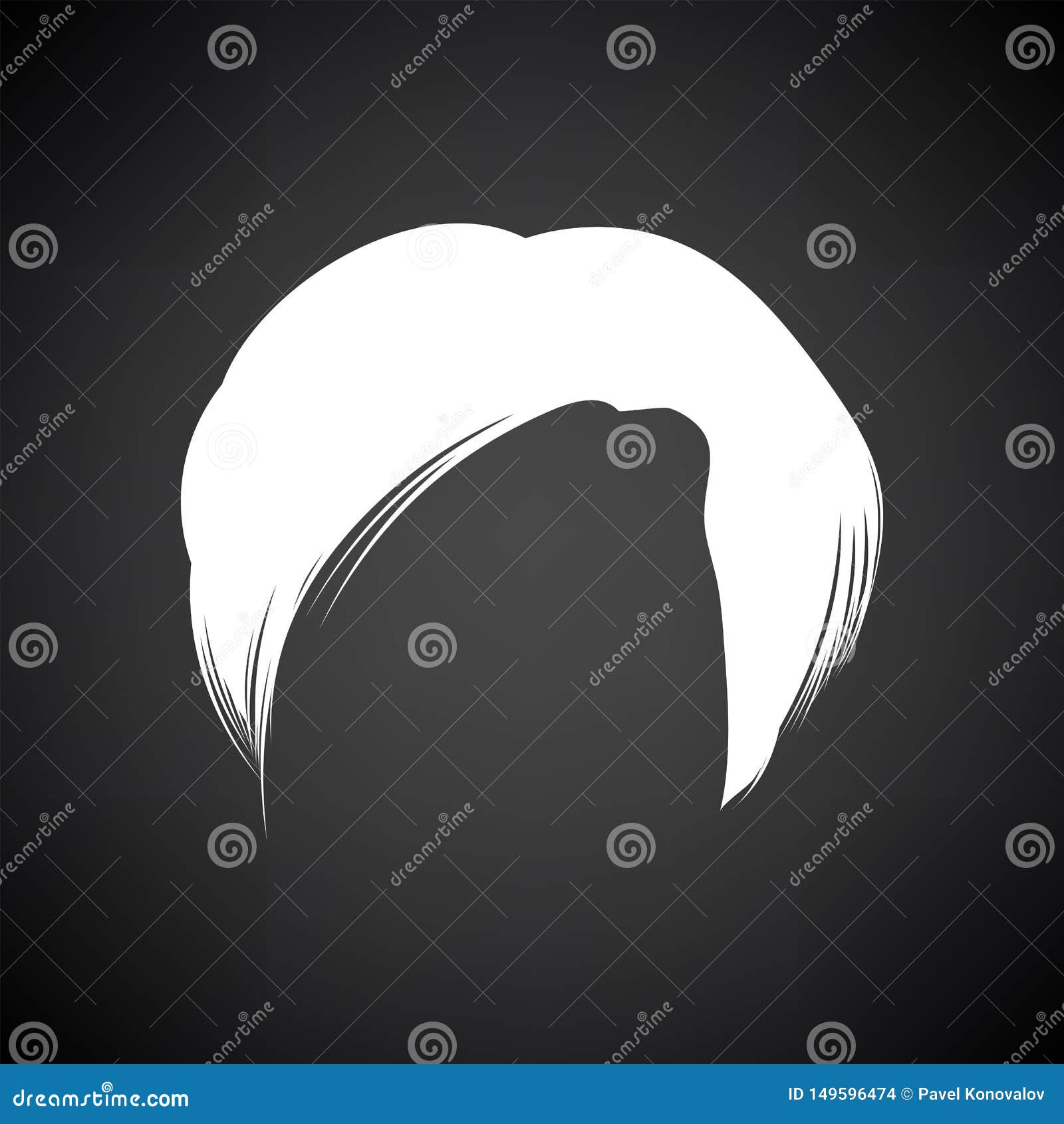 Man Hair Dress stock vector. Illustration of character - 149596474