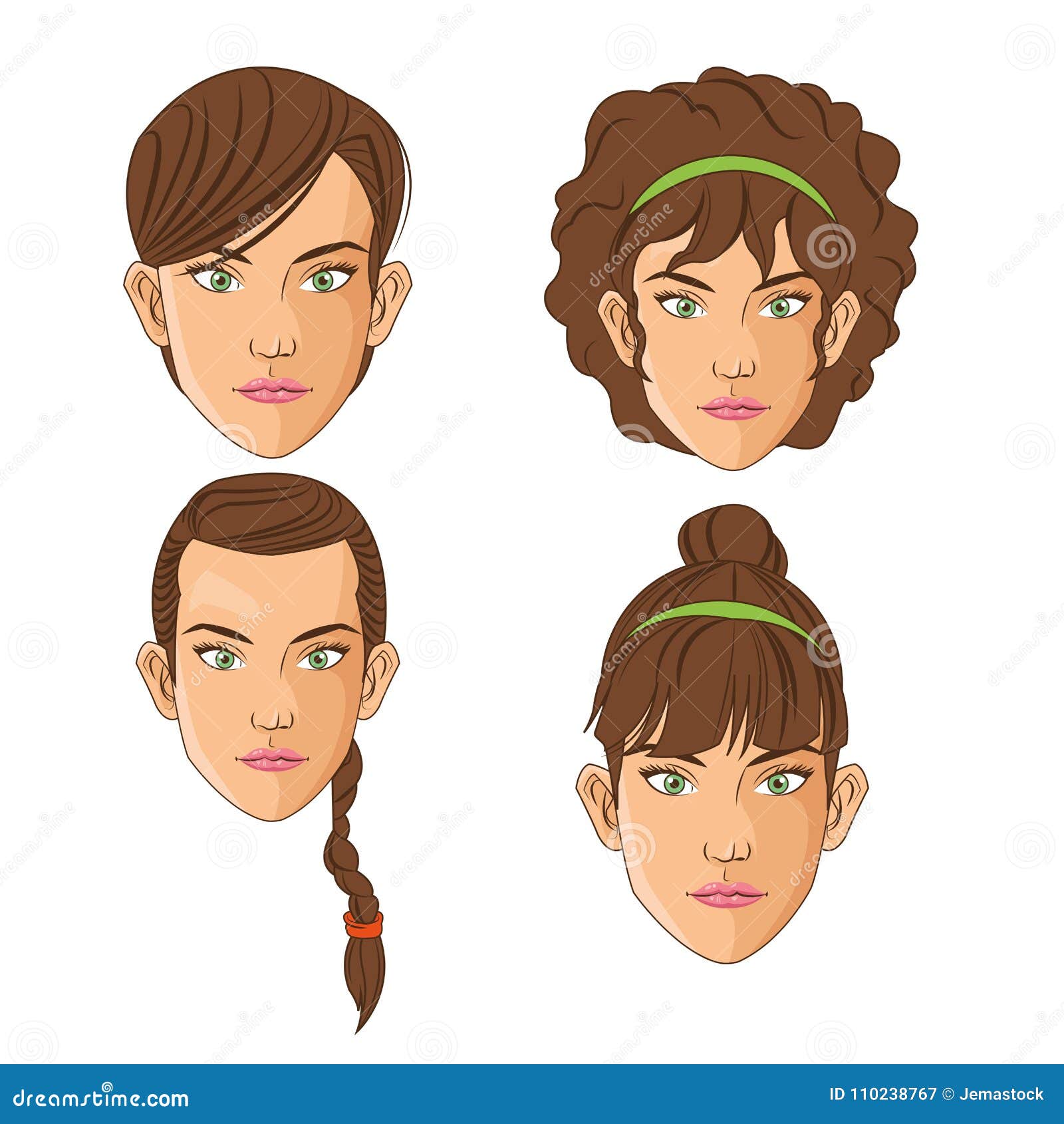 Man and hair style design stock vector. Illustration of hair - 110238767