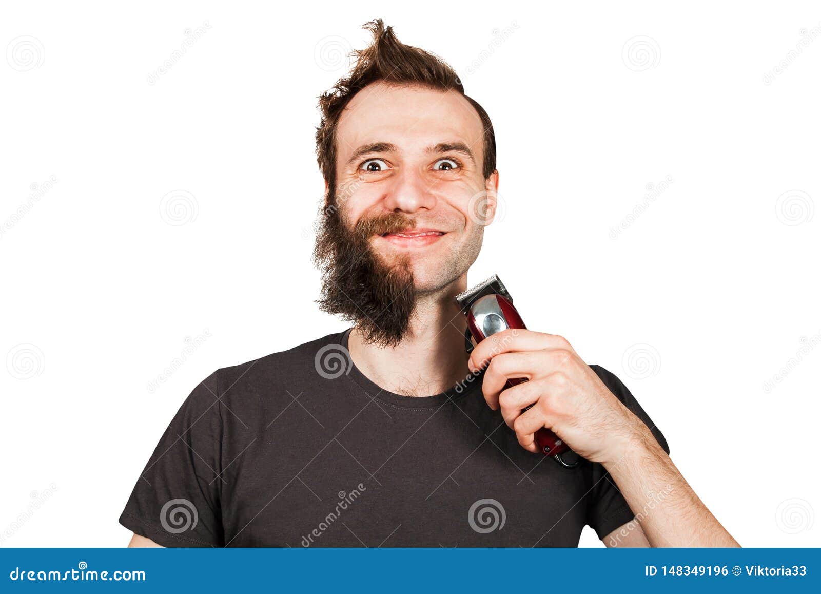 shave beard with hair clippers