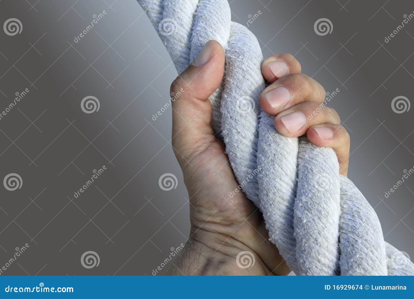 Man Hand Grab Grip Strong Big Aged Rope Stock Photo - Image of hand,  accomplish: 16929674