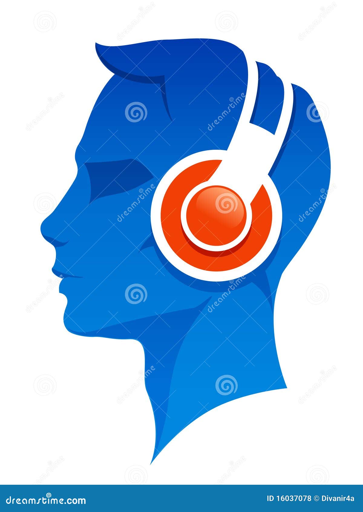 man with headphones