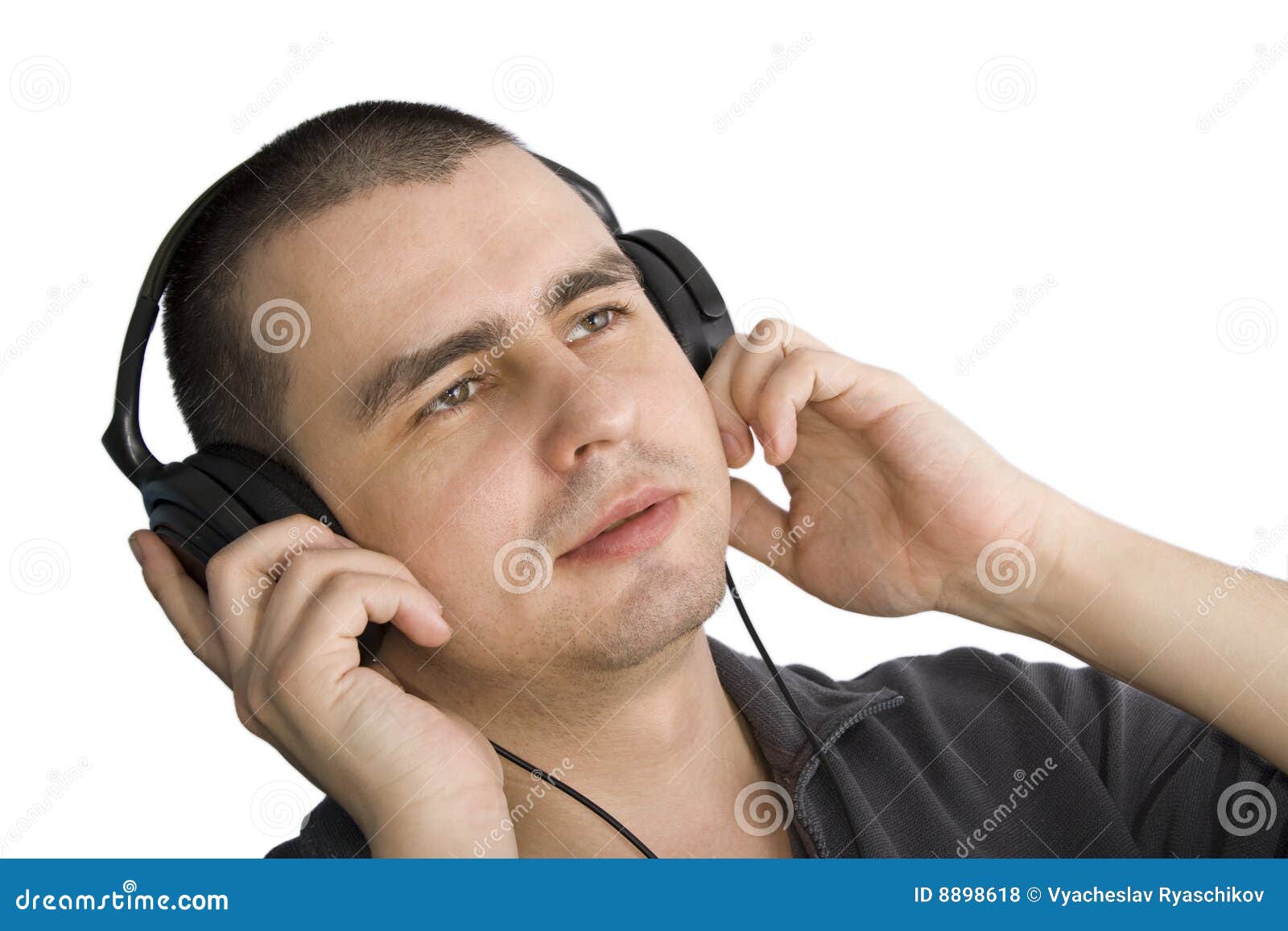Man With Headphones Royalty Free Stock Photos Image 8898618