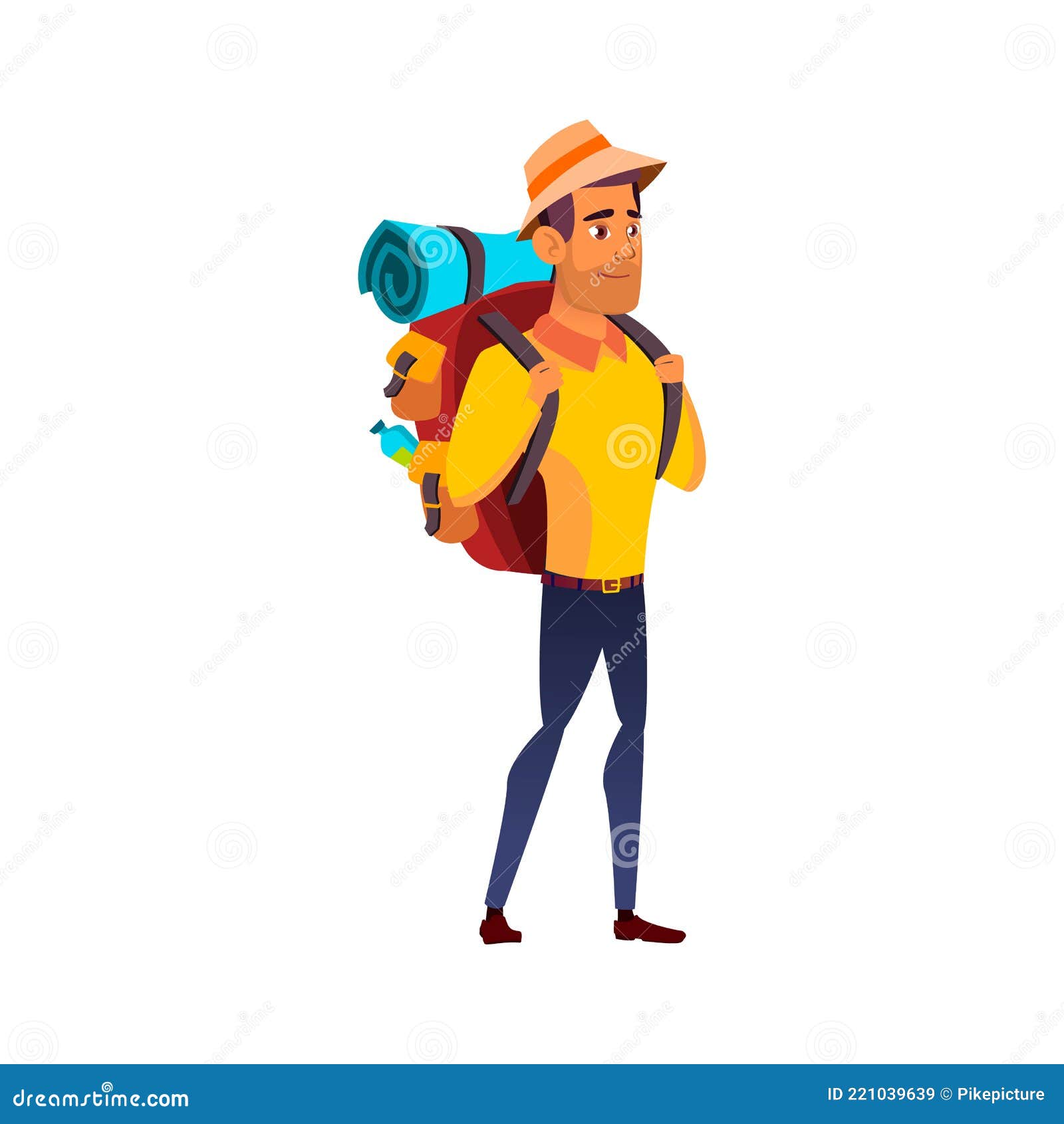 Man Hiker with Rucksack Walking on Mountain Cartoon Vector Stock Vector - Illustration of mountain, vector: 221039639 Man Hiker with Rucksack Walking on Mountain Cartoon Vector Stock Vector - Illustration of mountain, vector: 221039639