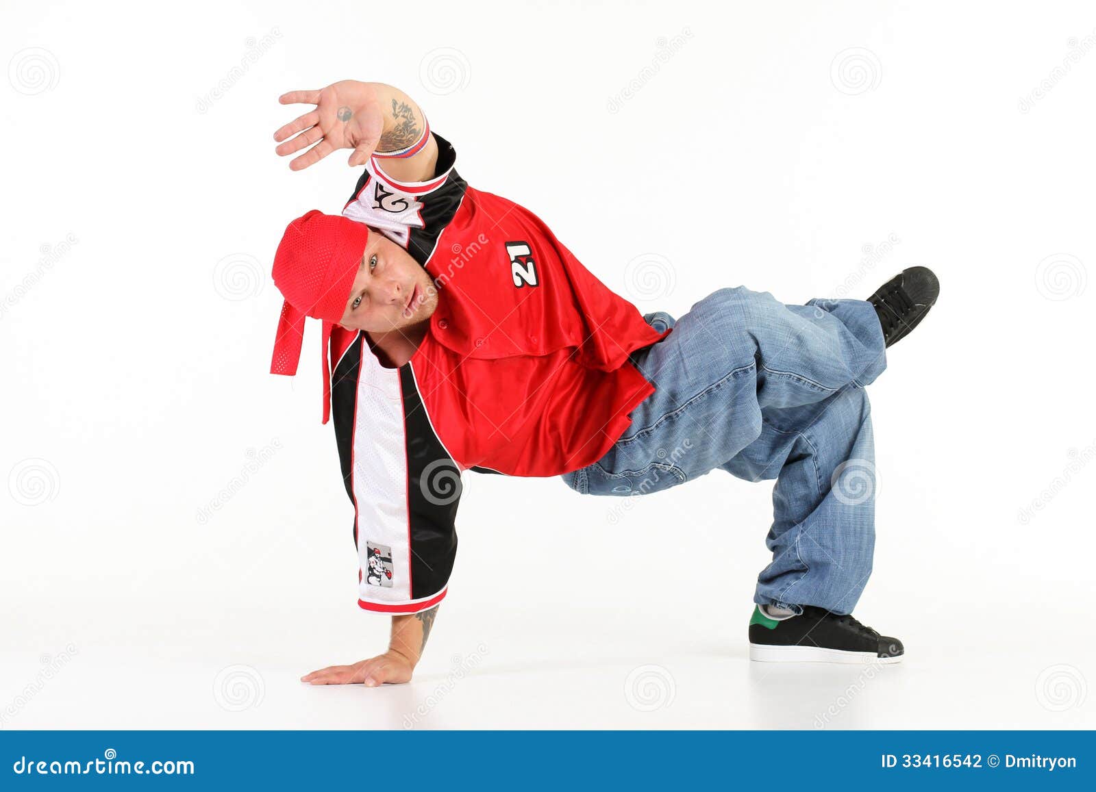 Man in hip hop outfit stock photo. Image of outfit, jeans 33416542