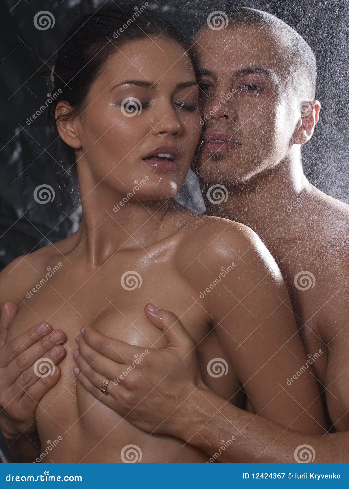 Man holding breast stock image. Image of enjoyment, muscular Man holding breast stock image. Image of enjoyment, muscular