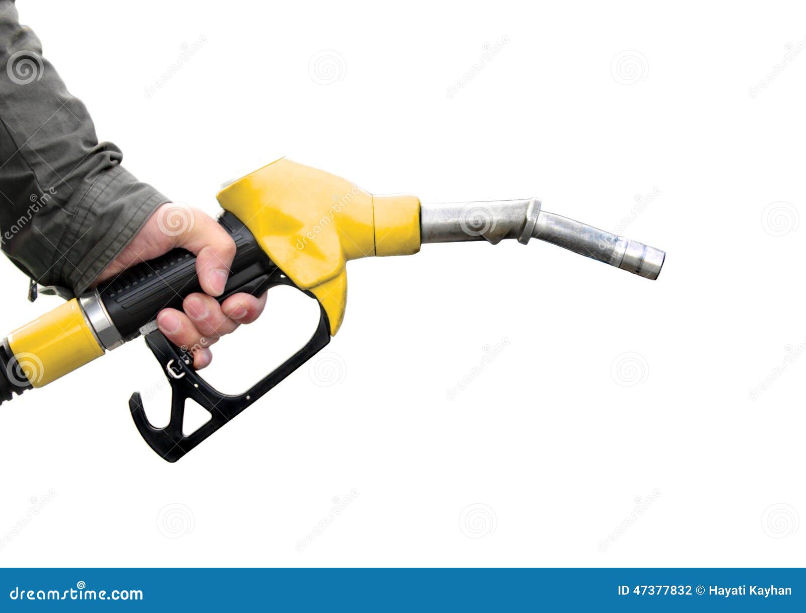 Man holding fuel pump stock photo. Image of industry 47377832