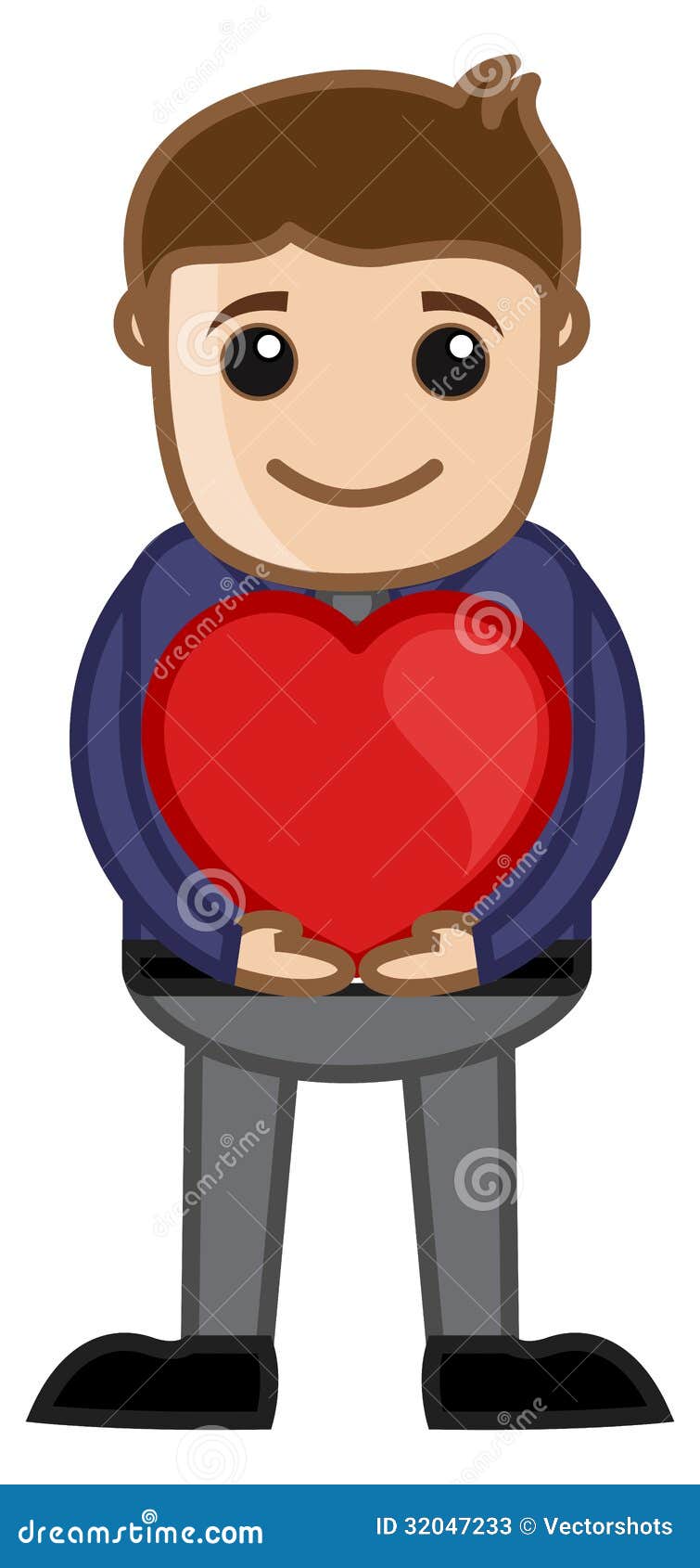 Man Holding Heart Vector stock vector Illustration of Man Holding Heart Vector stock vector Illustration of