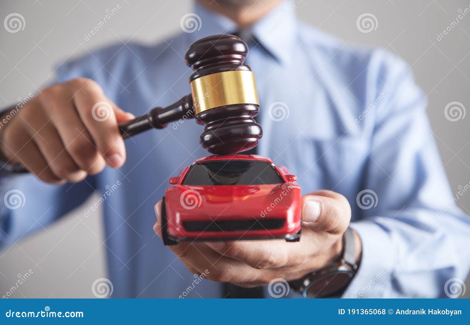 Man Holding Model of Car and Gavel Stock Photo Image of auction, work
