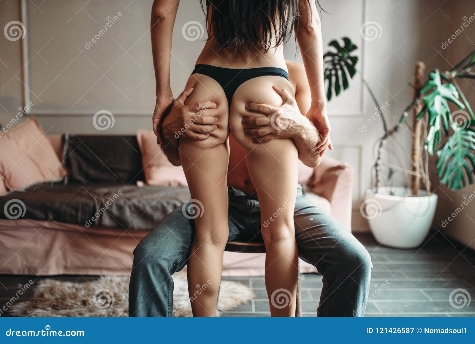 Man Kissing Womans Ass