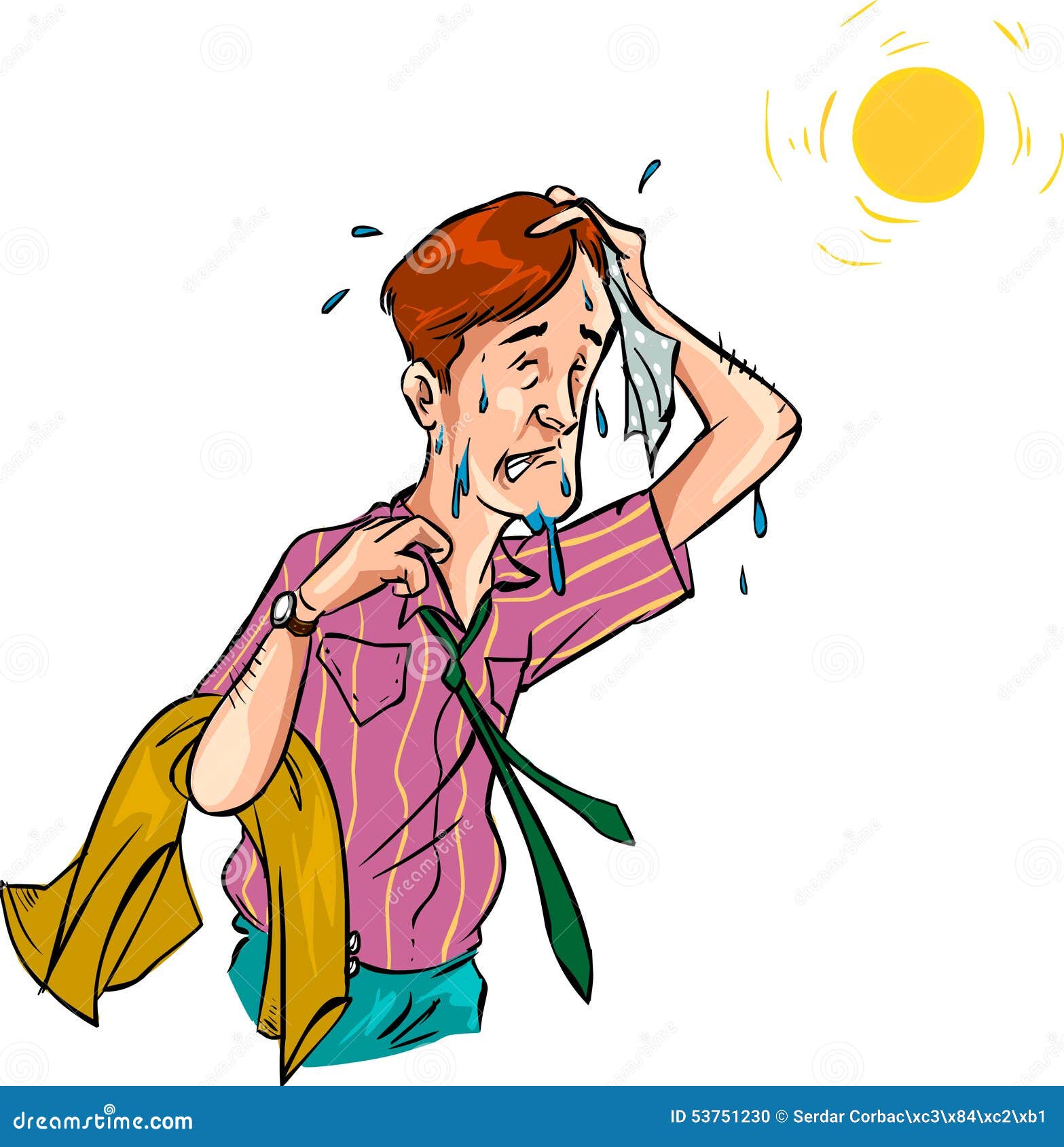 clipart sweating man - photo #28