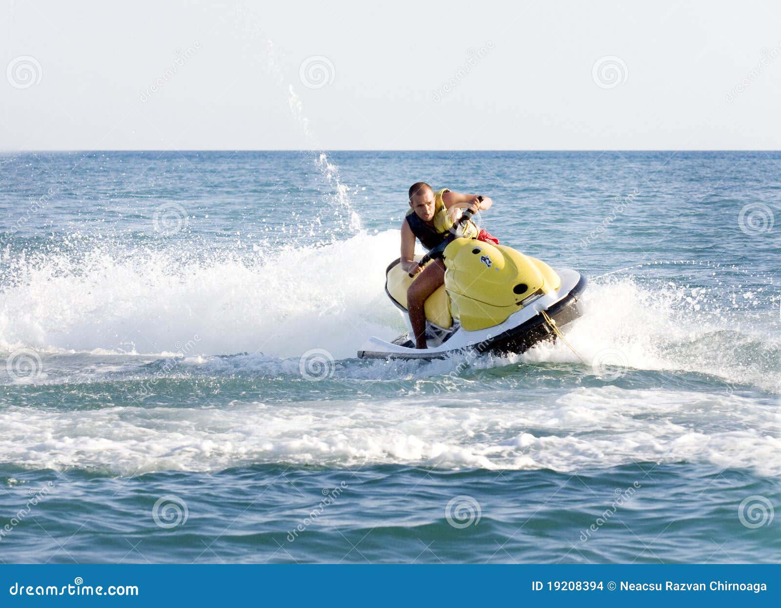 Man On A Jet Ski Stock Images - Image: 19208394