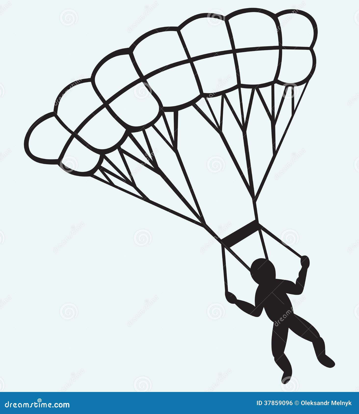 Kids Parachute Clip Art