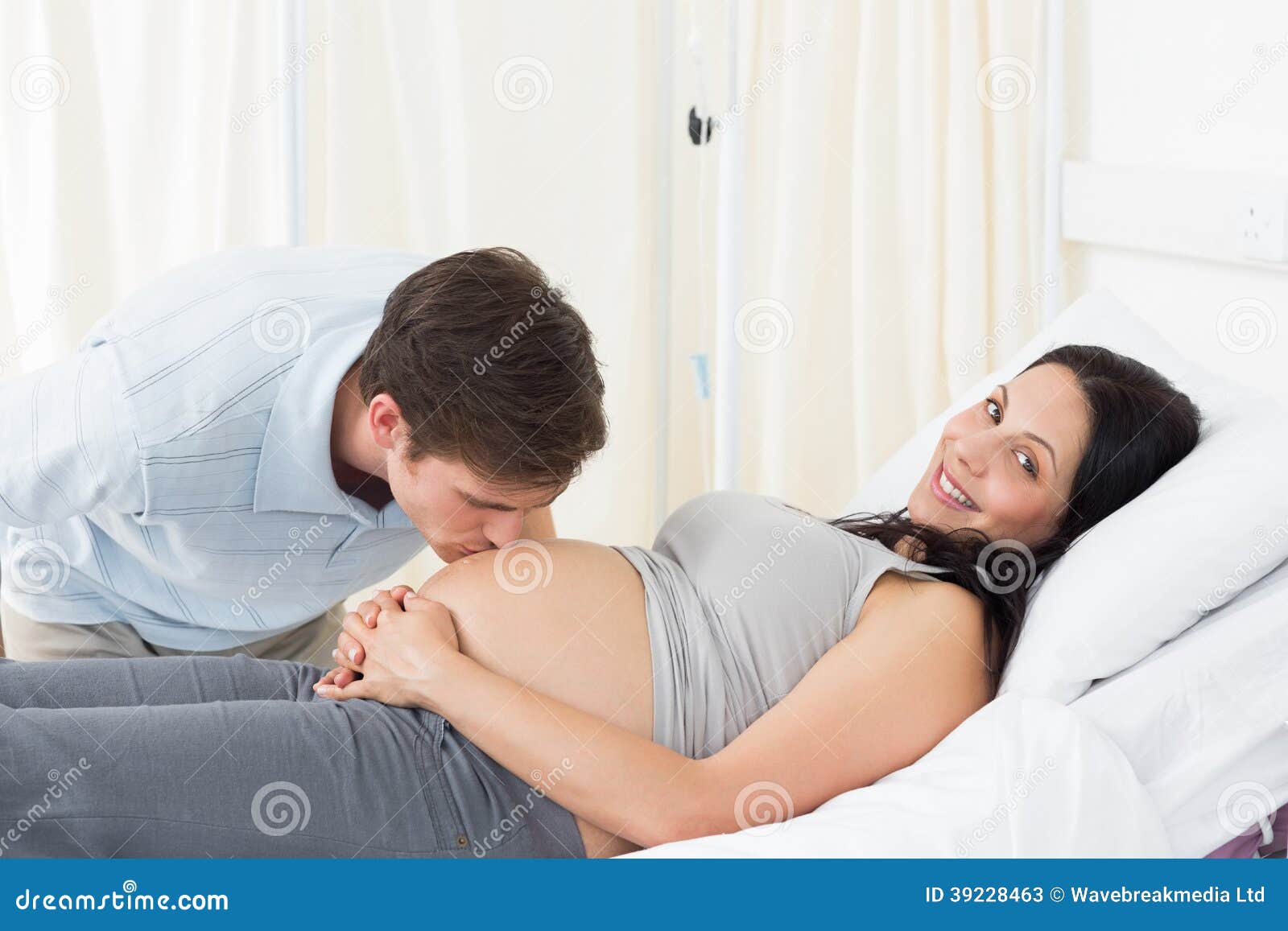 Pregnant Women Kissing 33