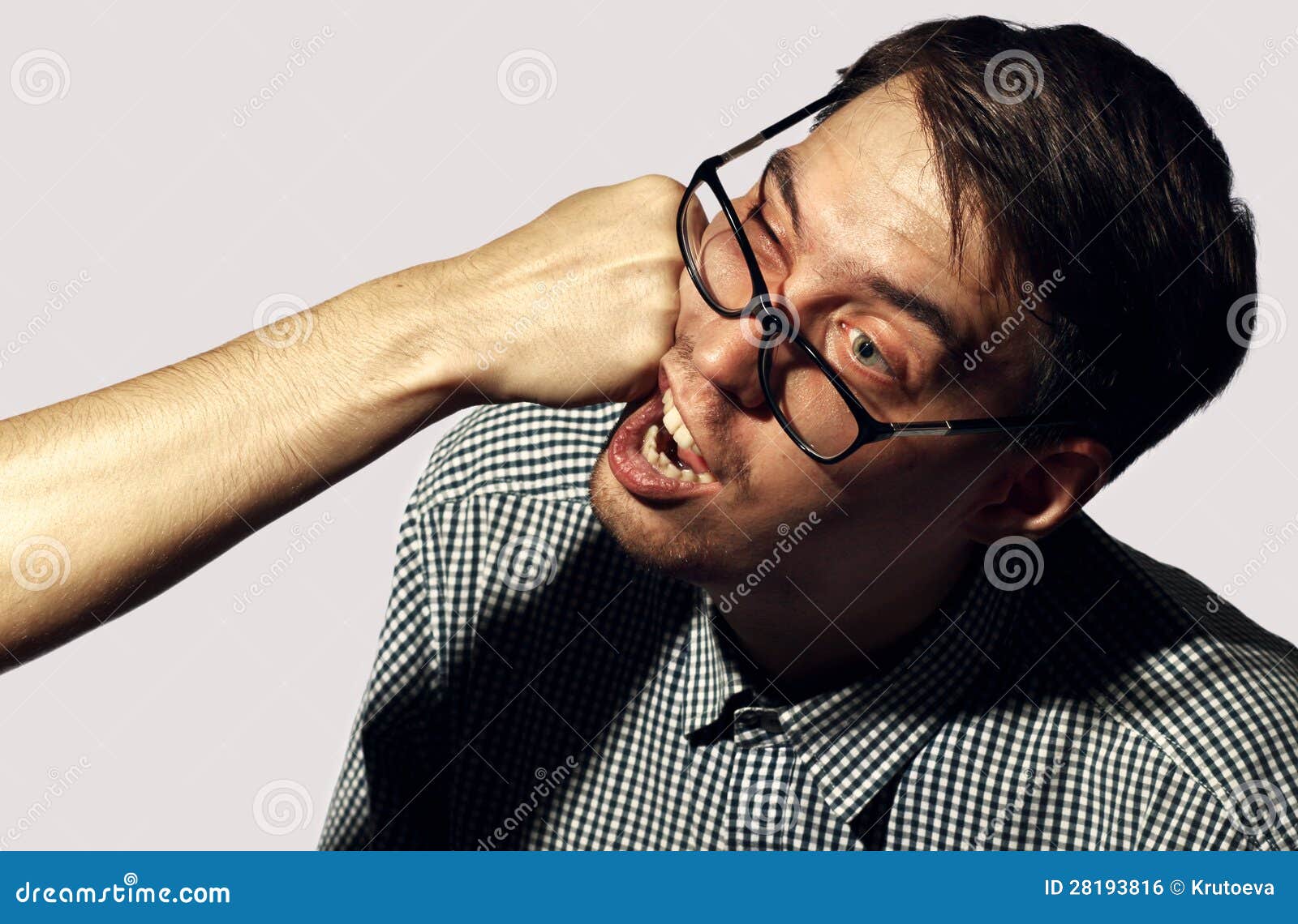 Man Knockout Punch Royalty Free Stock Image Image 28193816