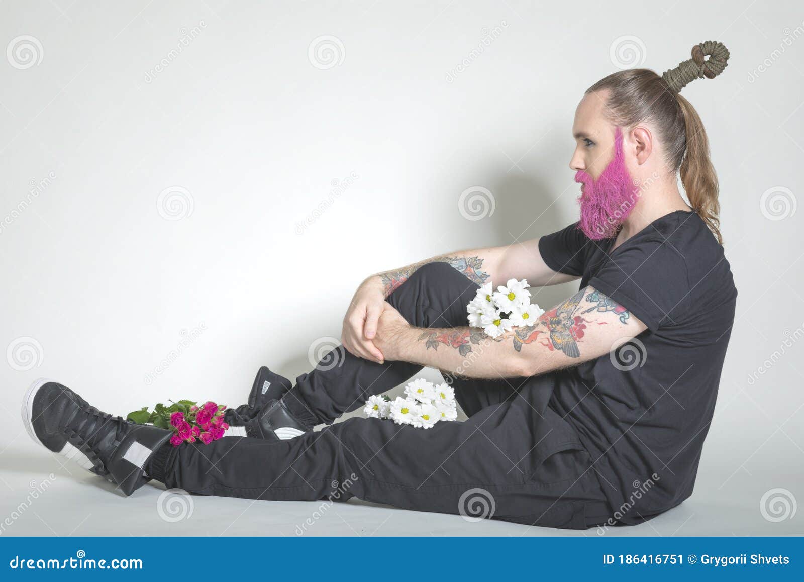 Blue Hair Pink Beard Guy - Google Images - wide 6