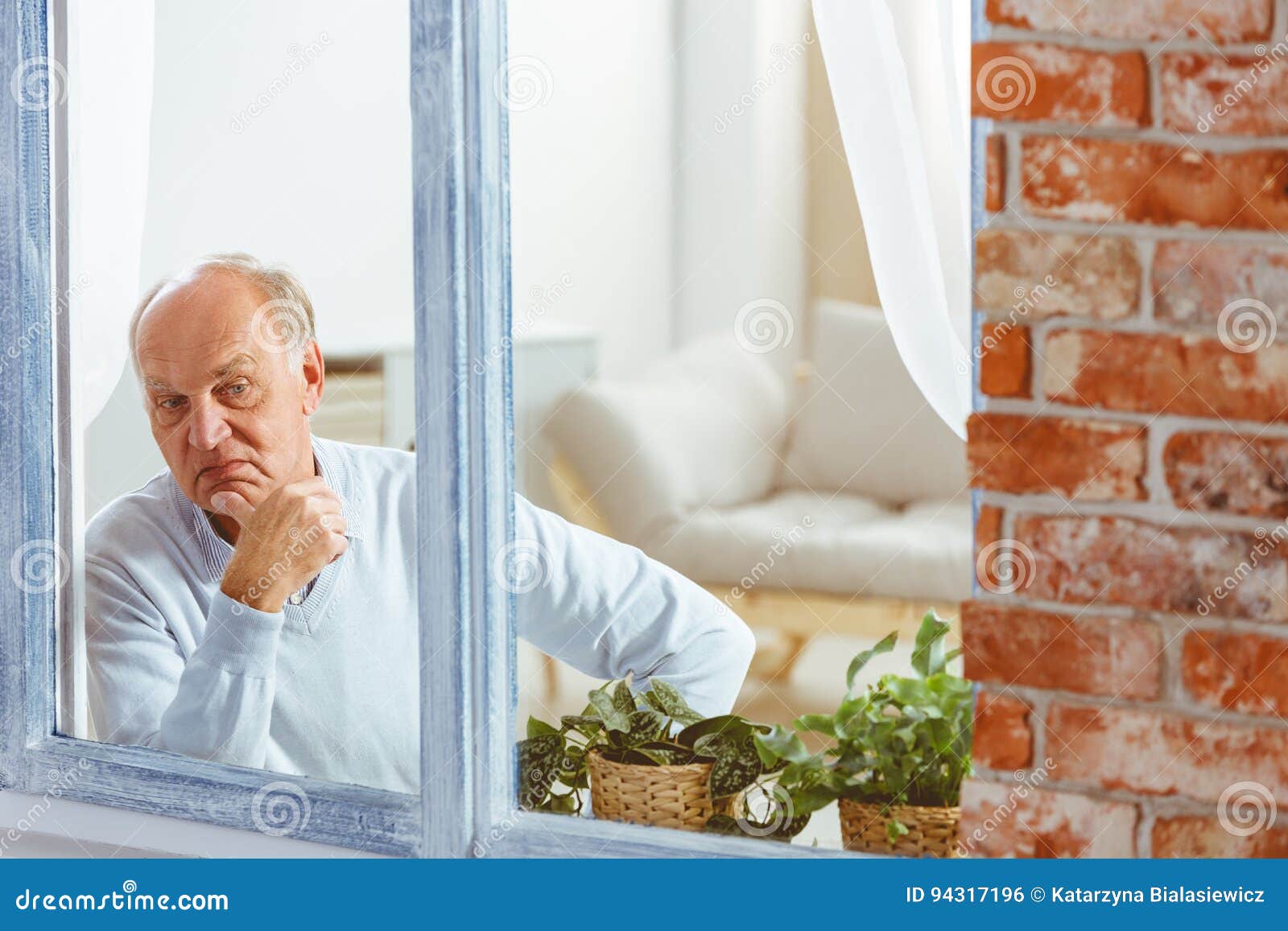 Young man at the window stock photo. Image of casual - 30207172