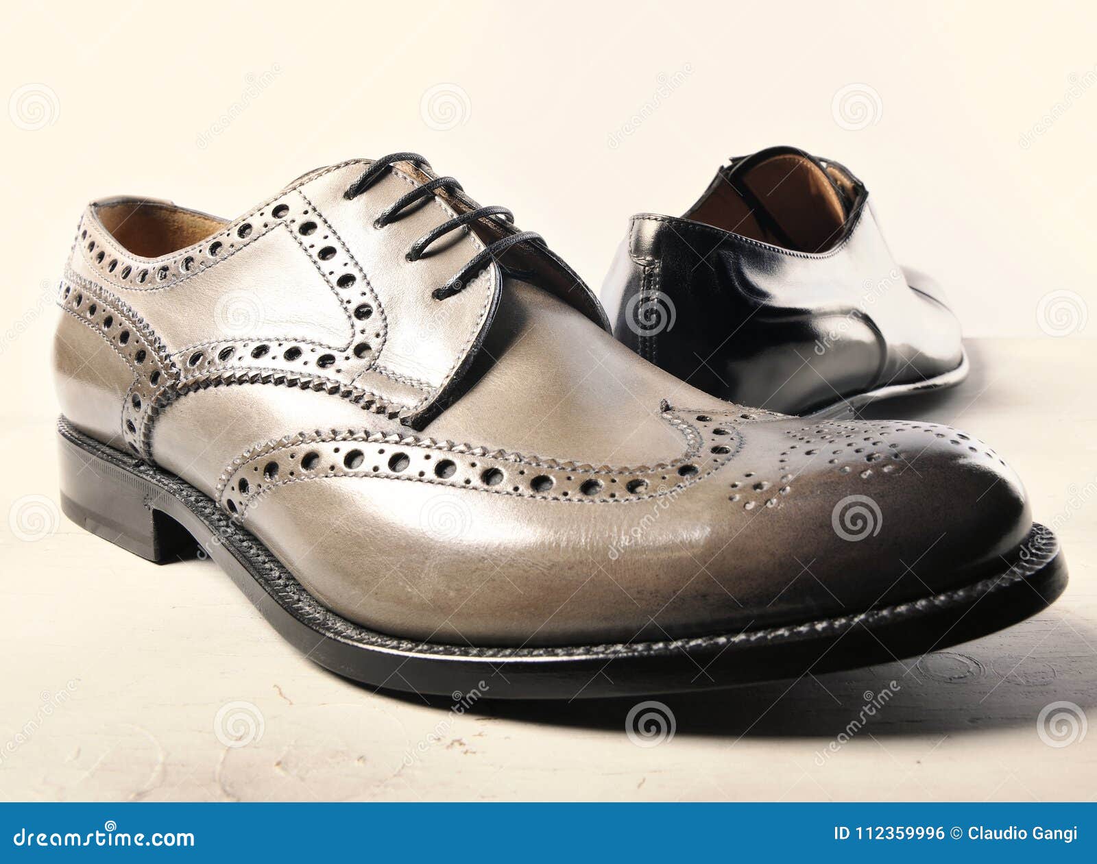 Man luxury hand made shoes stock photo. Image of business - 112359996