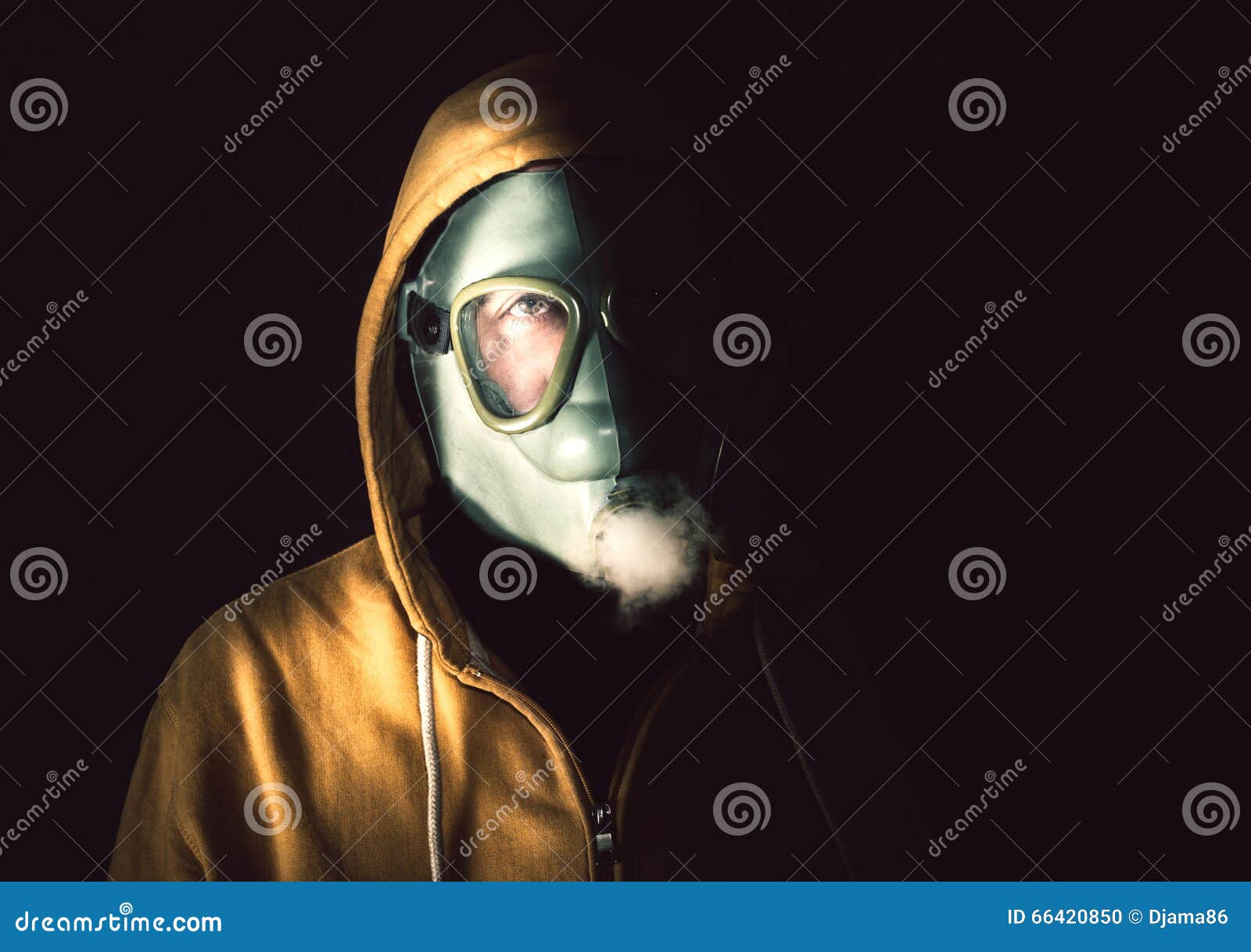 Man with the mask stock photo. Image of glasses, cigarette 66420850