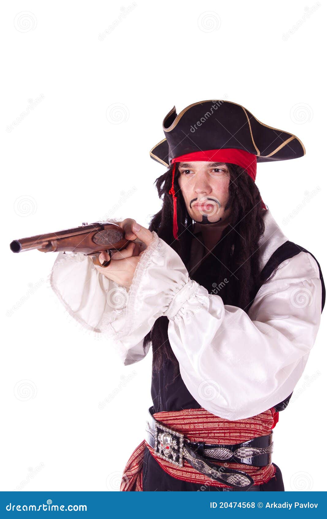 Man in Masquerade. pirate stock photo. Image of film - 20474568