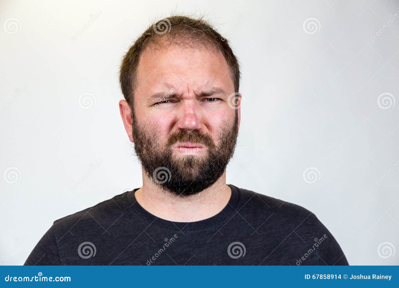 Man In Mid 30s Poses For Studio Portrait Stock Photo - Image of ...