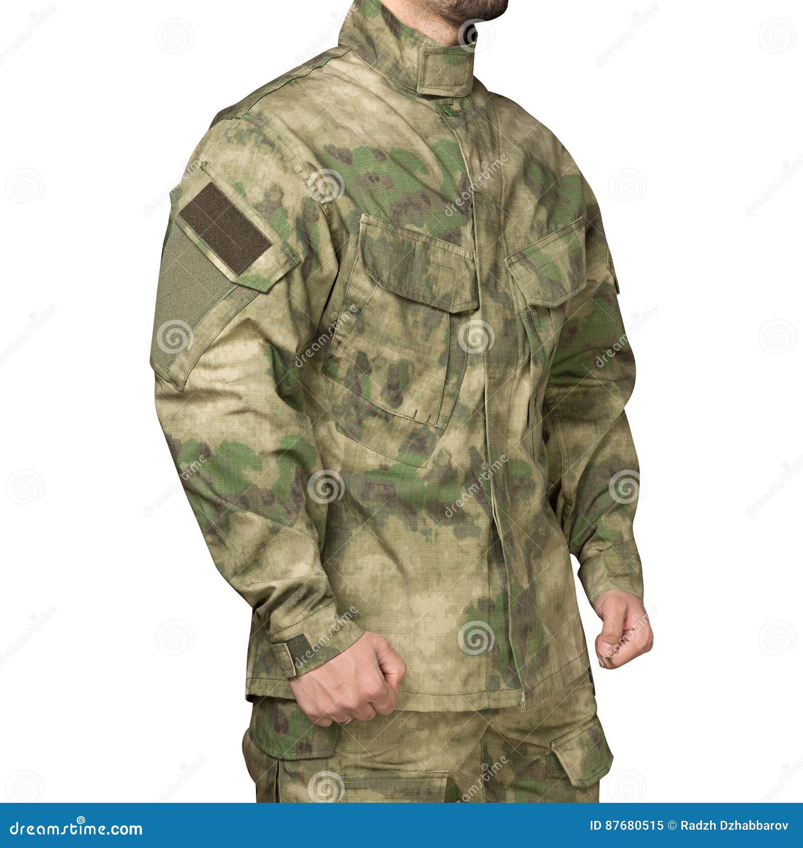 Man in Military Uniform, Camouflage Stock Image - Image of warrior ...