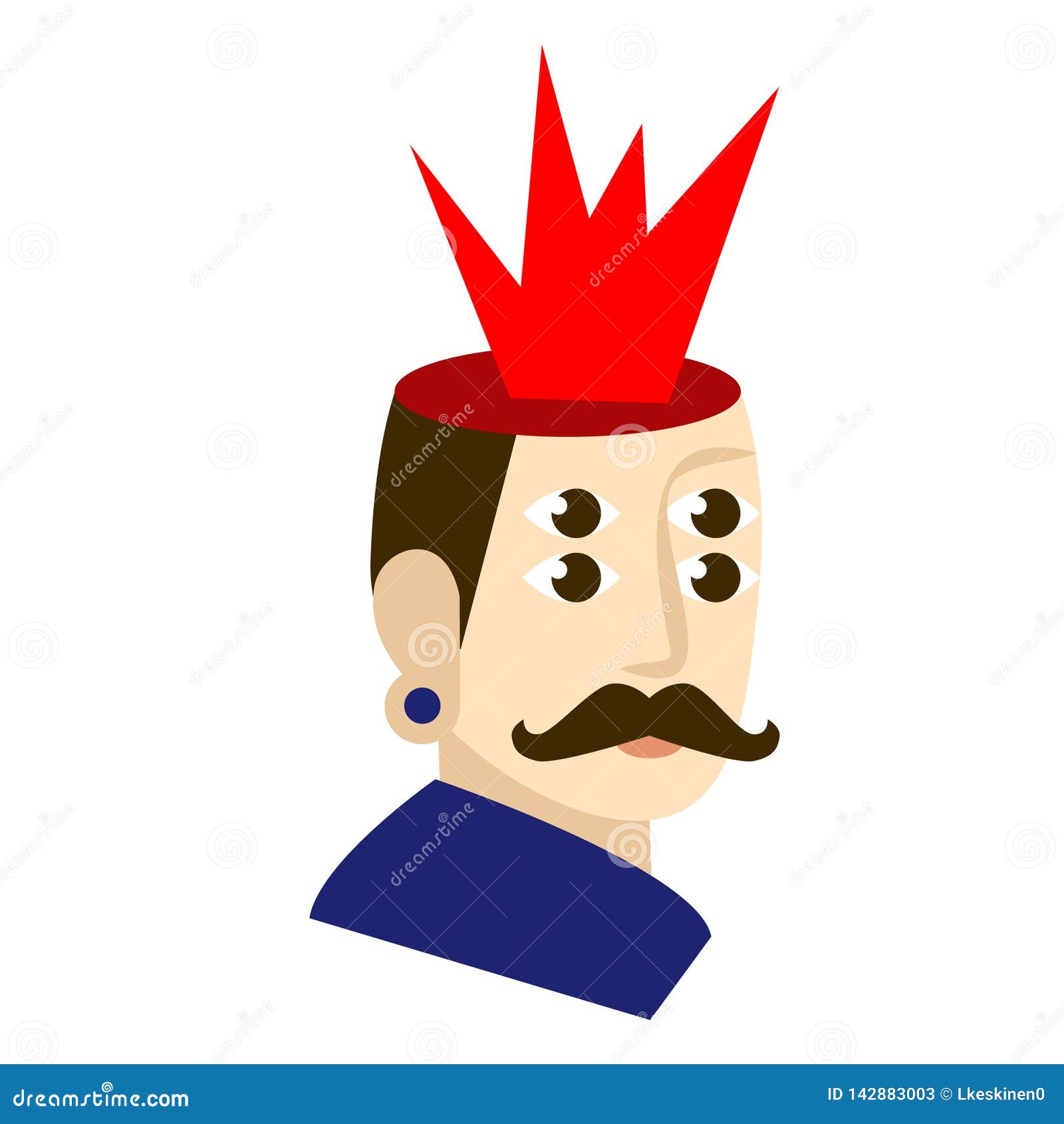 Mind Blowing Visual Trap. Vector Illustration 11102624