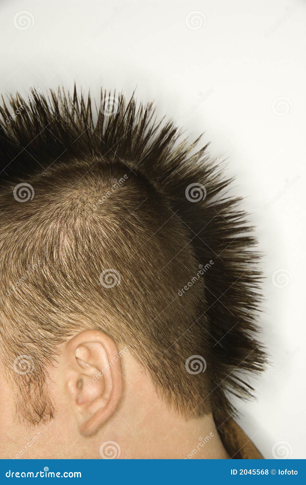 man with mohawk.