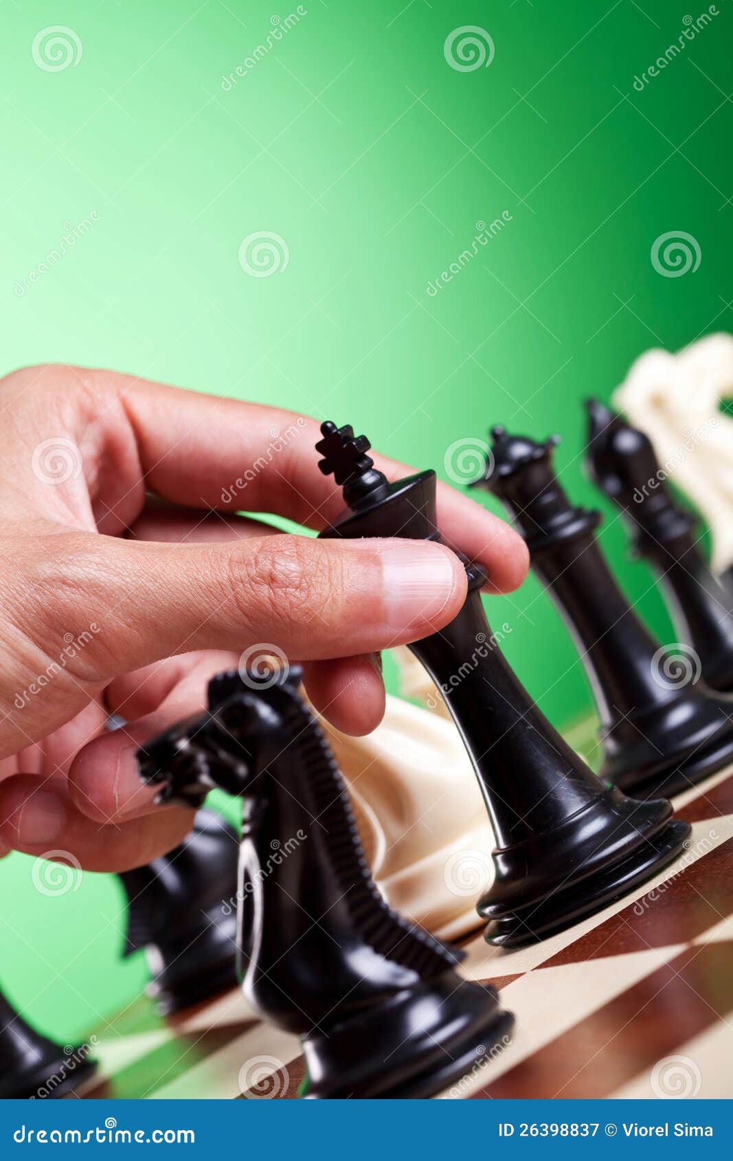 Man playing chess. Play with God or with yourself. Concept - strategy  goals, efforts, plans. Stock Photo