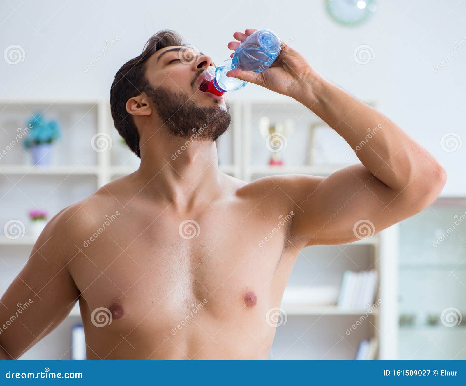 Man in Oversized Pants in Weight Loss Concept Stock Image - Image of ...