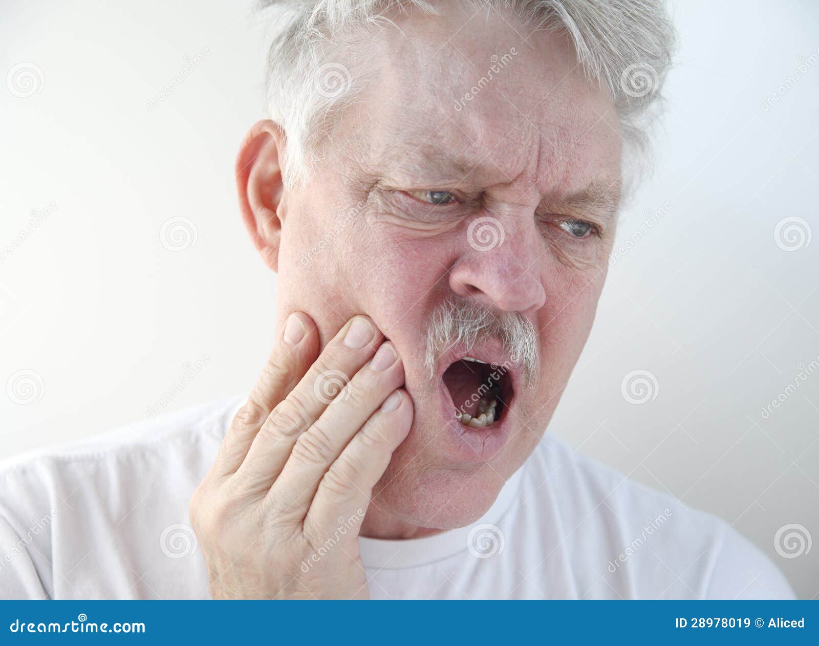 Man with pain in cheek stock image. Image of hurt, tenderness 28978019