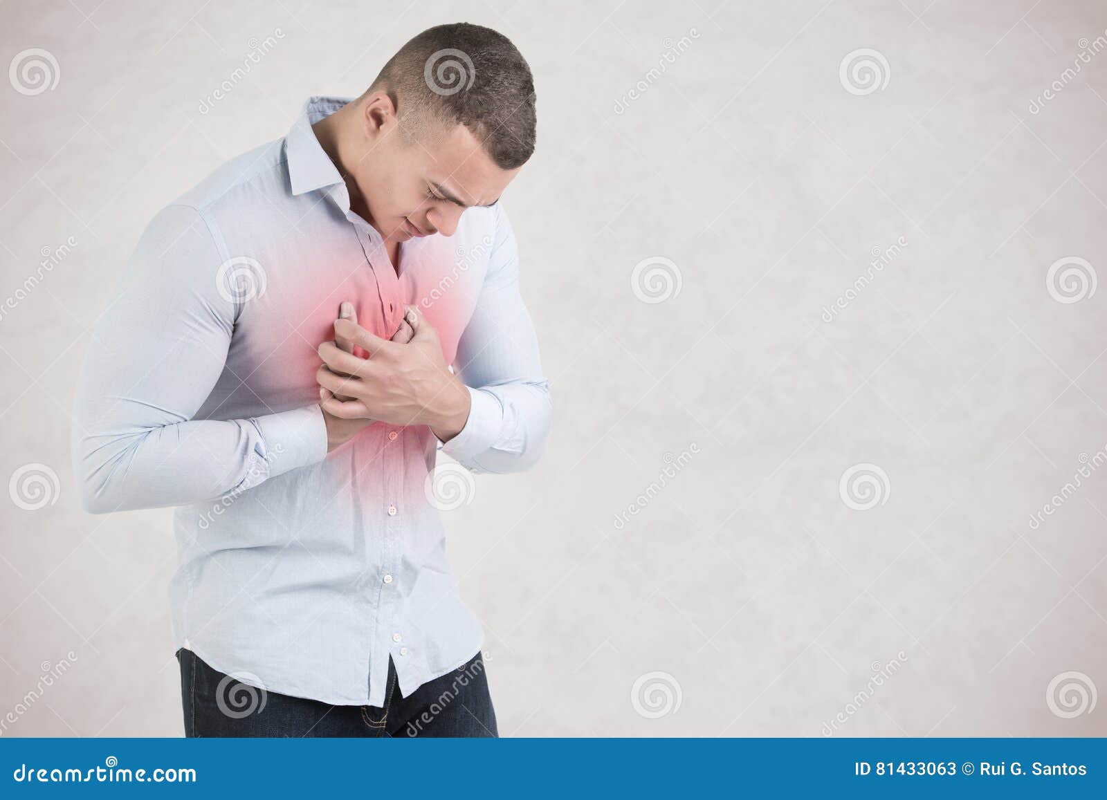 Man in Pain stock image. Image of lung, exhaustion, breathing 81433063