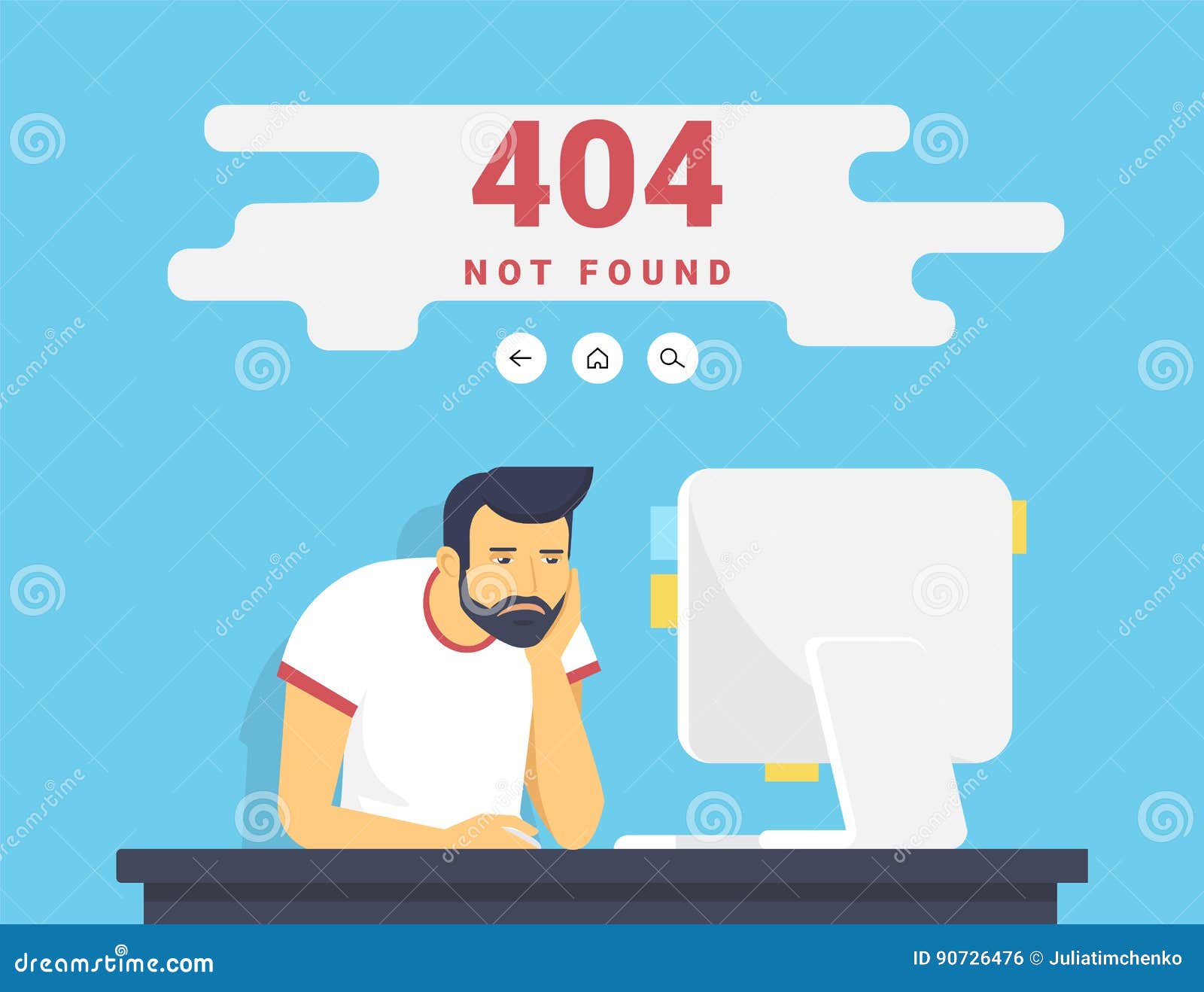 Website Not Working Stock Illustrations – 210 Website Not Working Stock ...