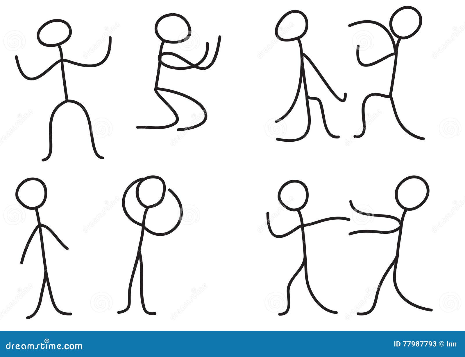 Stick Figure Stickman Stick Man People Person Poses Postures Emotions  Expressions Feelings Body Languages Download Icons PNG SVG Vector