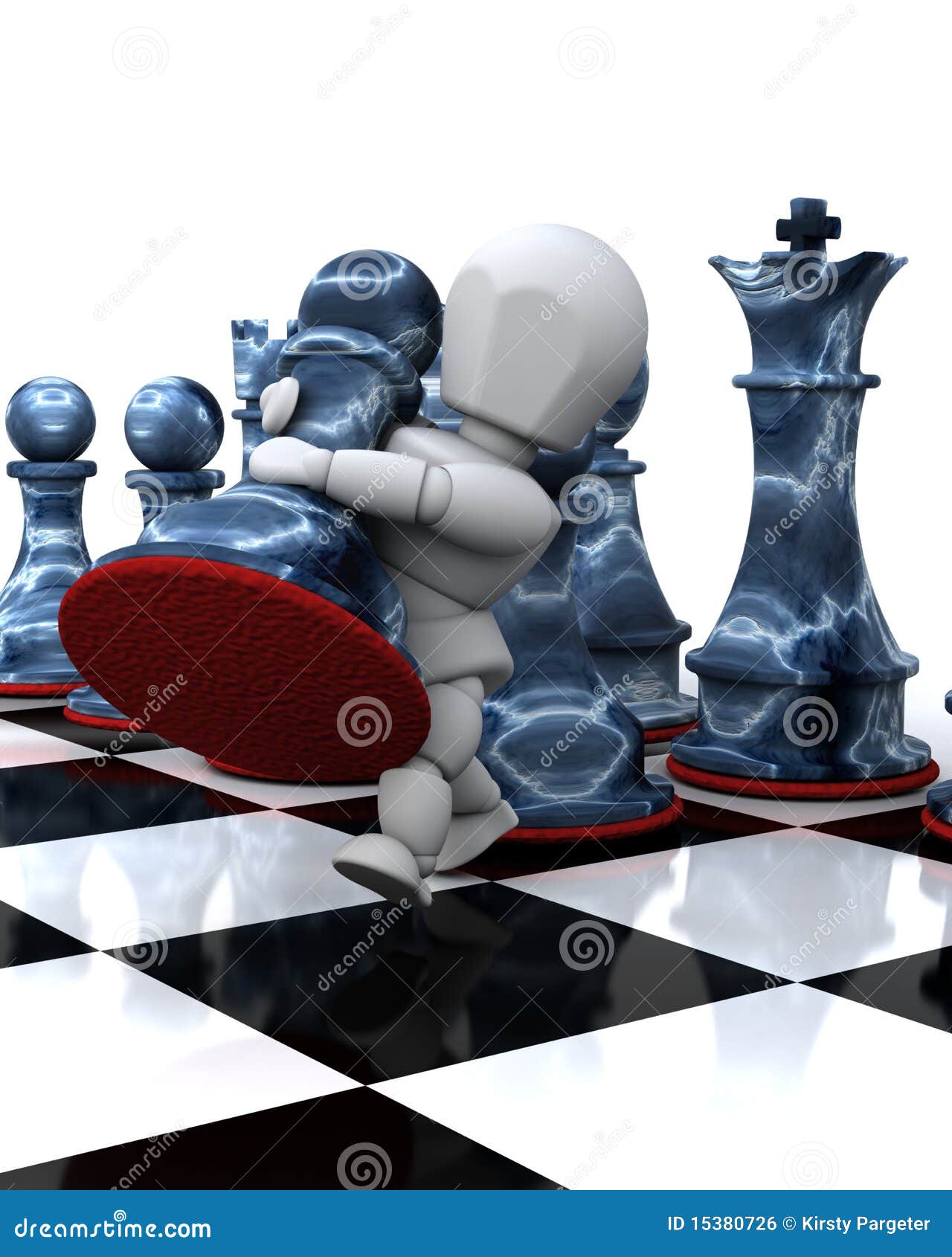 Chess players two man sitting and playing Vector Image